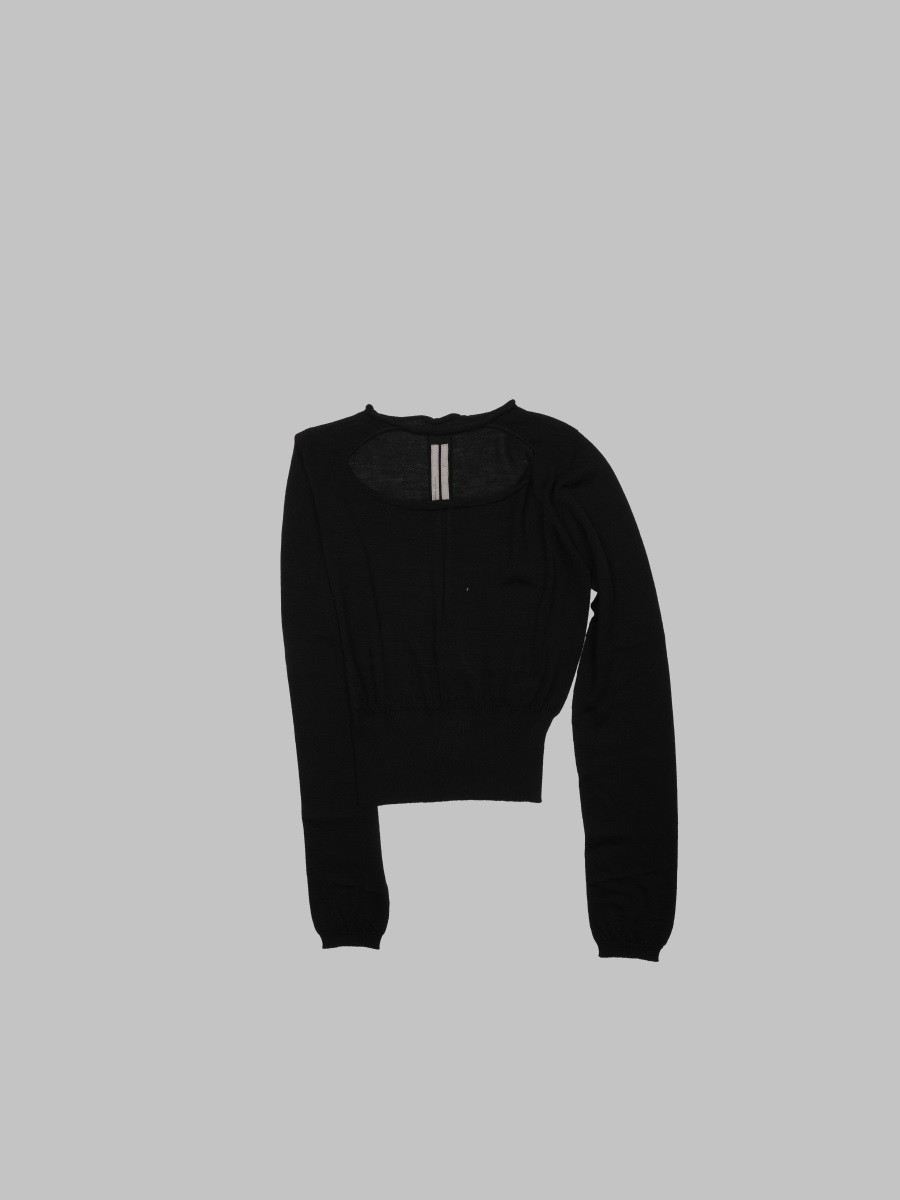 Maglia "Slashed" Cropped