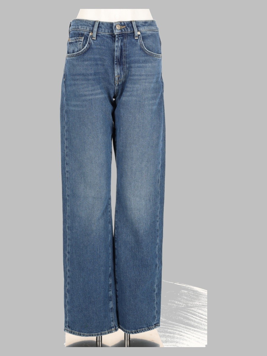 Jeans In Denim Di Cotone