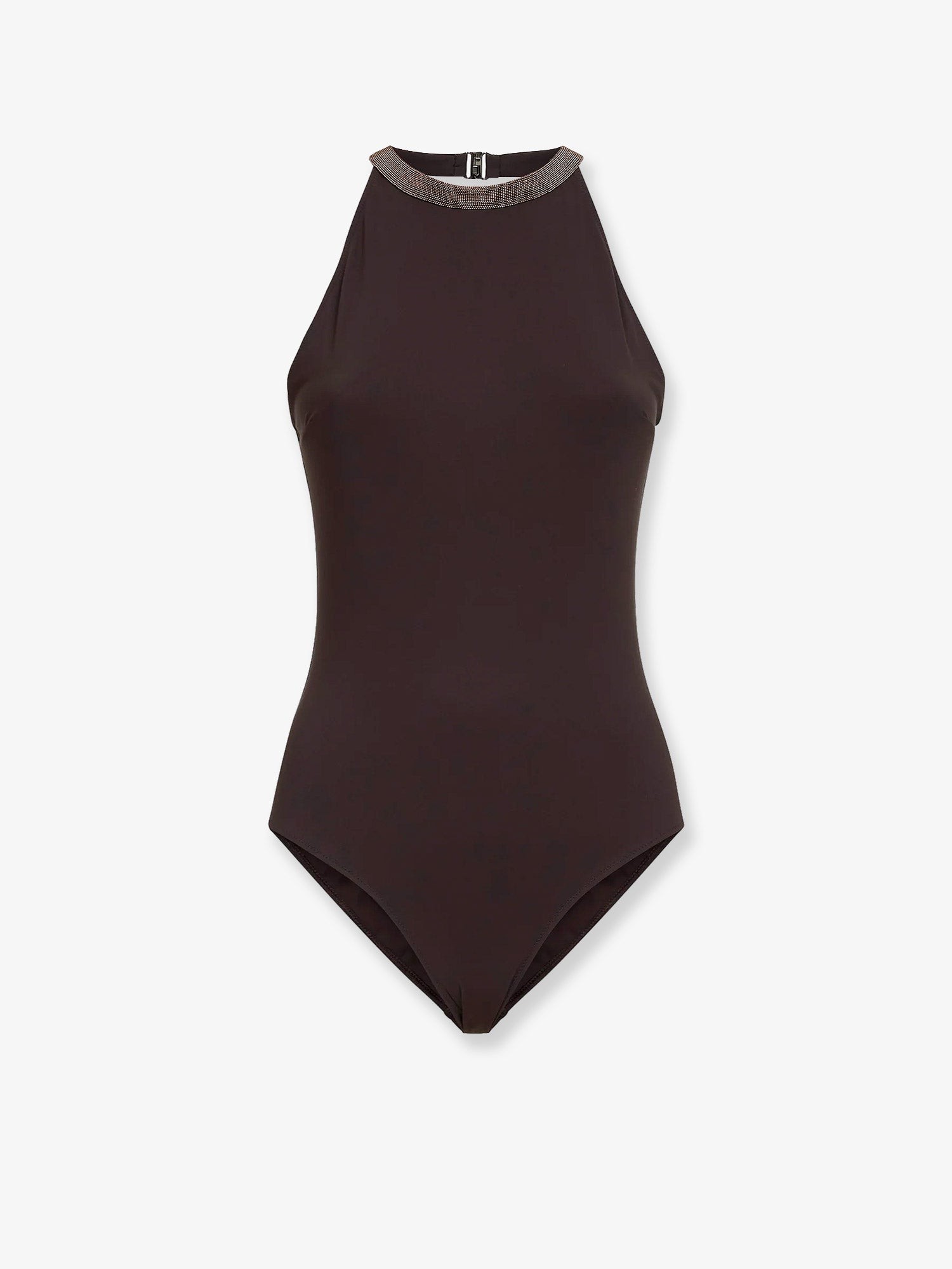 Stretch one piece swimsuit
