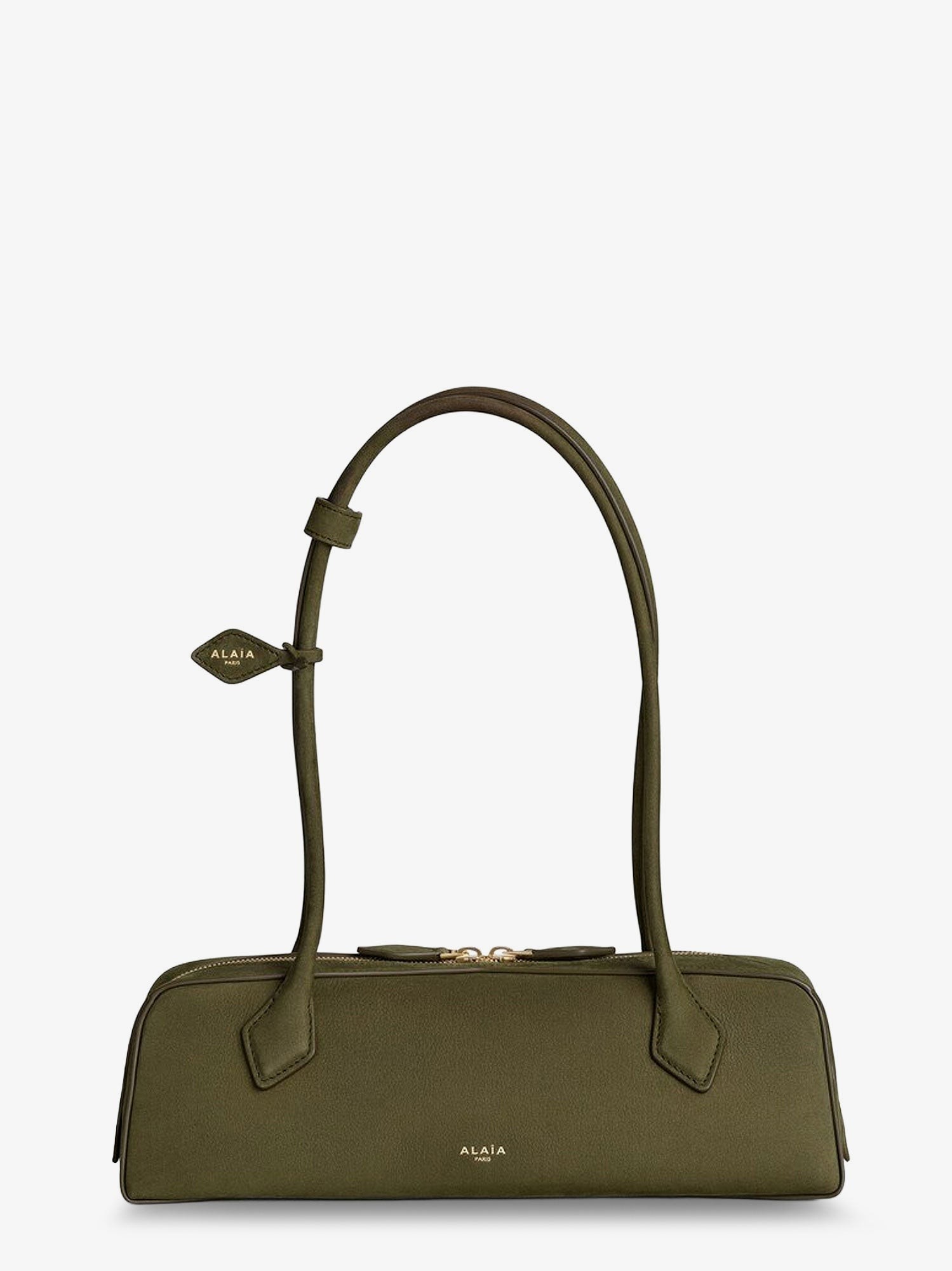 Teckel Medium Suede shoulder bag