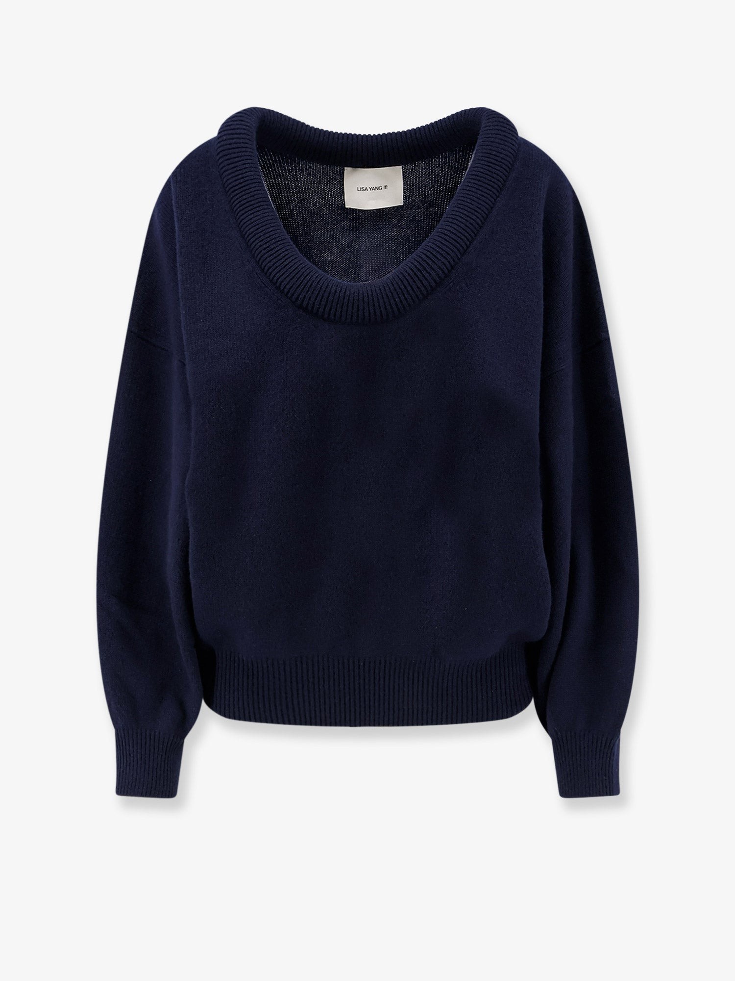 Doria sweater with wide neckline